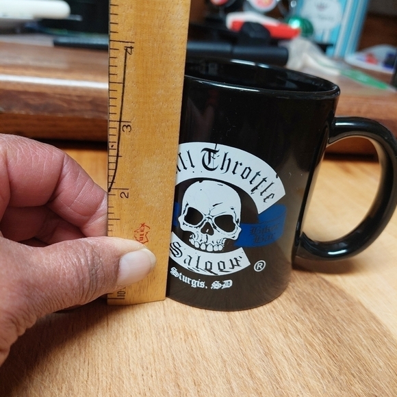 Vintage* Black & White Full Throttle Saloon Mug - Picture 5 of 5